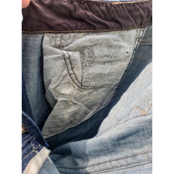 Buffalo David Bitton Jeans Men Sz 30 Fit 32 X 30.5 Domax Straight Leg Blue Denim - Picture 15 of 16
